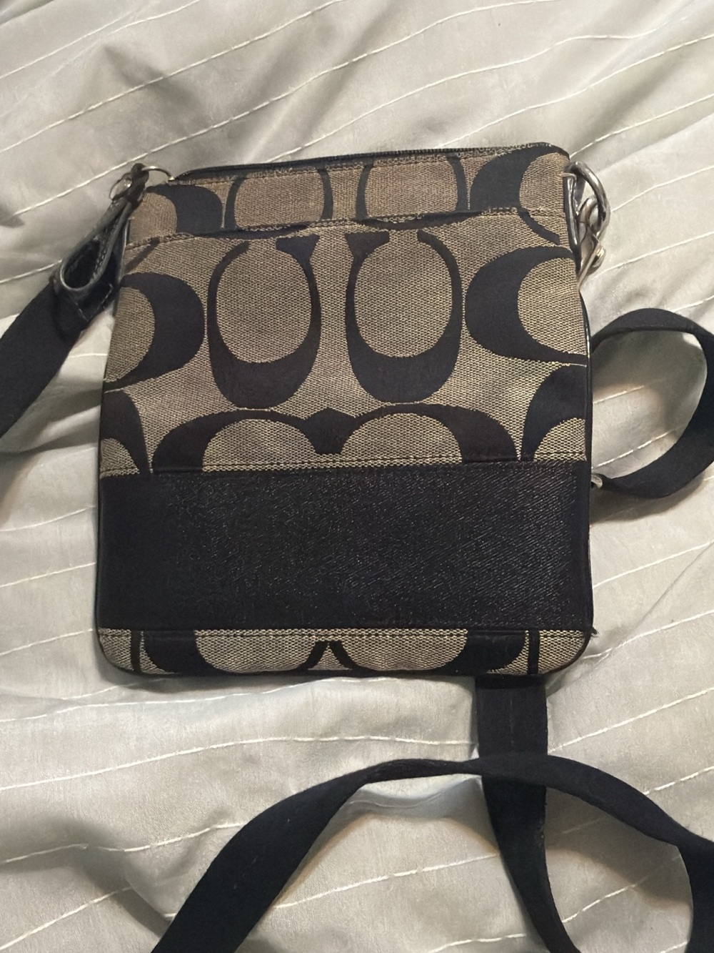 Coach Signature Crossbody Bag in Brown/Black